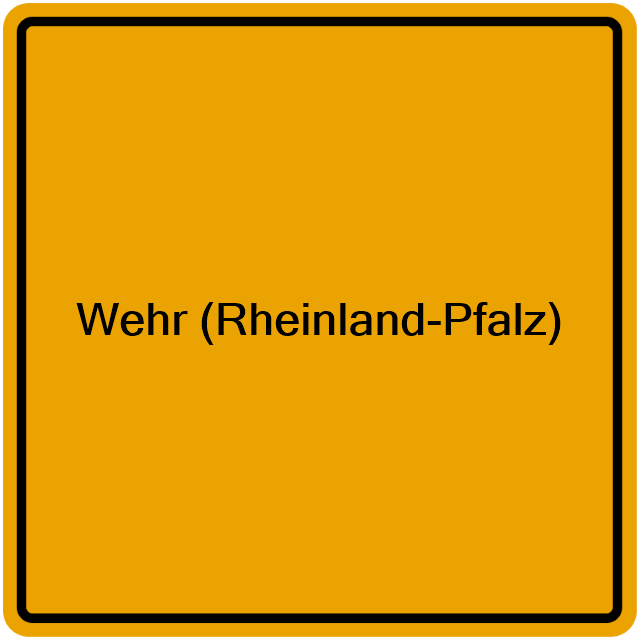 Einwohnermeldeamt24 Wehr (Rheinland-Pfalz)